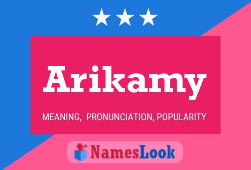 Arikamy Name Poster