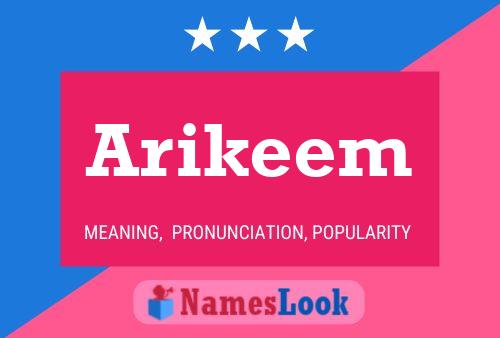 Arikeem Name Poster