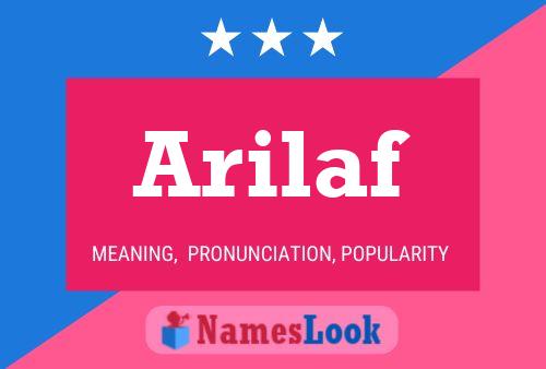 Arilaf Name Poster