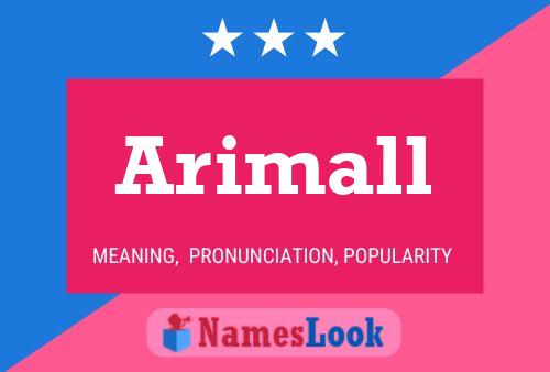 Arimall Name Poster