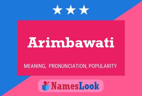 Arimbawati Name Poster