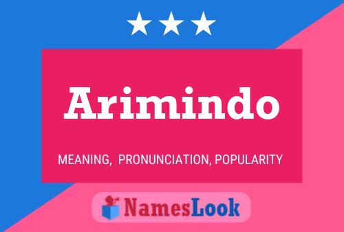 Arimindo Name Poster