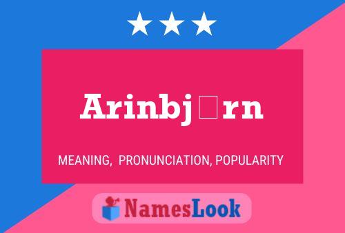 Arinbjörn Name Poster