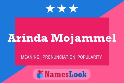 Arinda Mojammel Name Poster