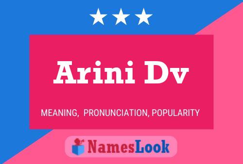 Arini Dv Name Poster