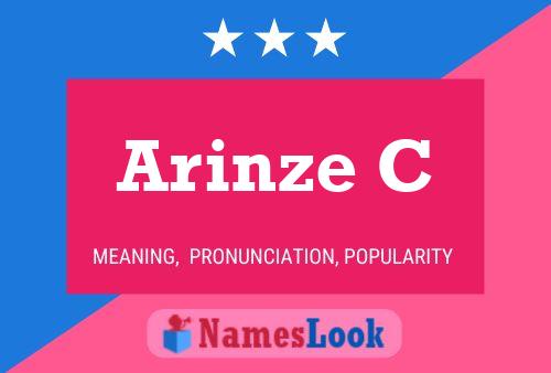 Arinze C Name Poster