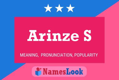 Arinze S Name Poster