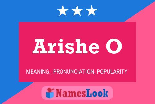 Arishe O Name Poster