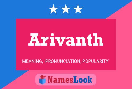 Arivanth Name Poster