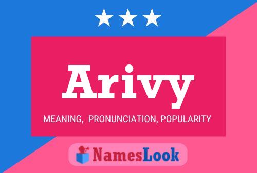 Arivy Name Poster