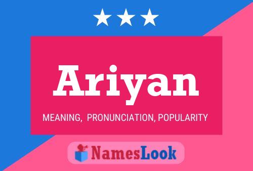 Ariyan Name Poster