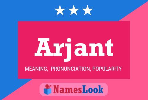 Arjant Name Poster