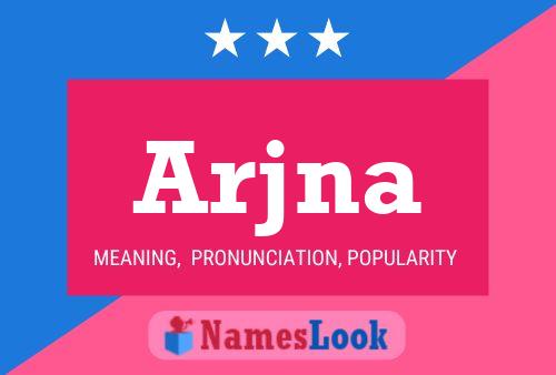 Arjna Name Poster