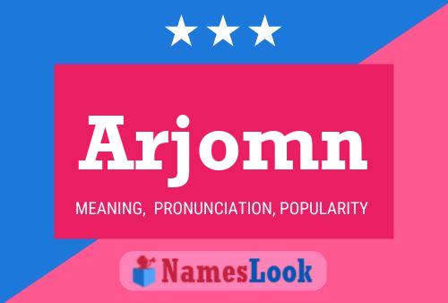 Arjomn Name Poster