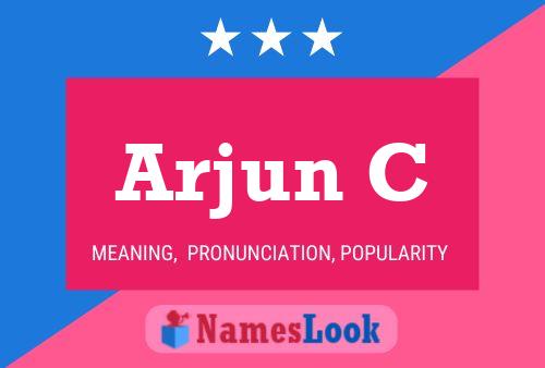 Arjun C Name Poster