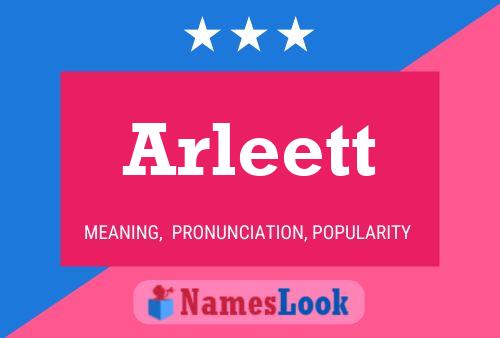 Arleett Name Poster