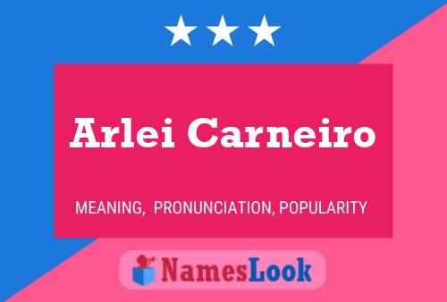 Arlei Carneiro Name Poster