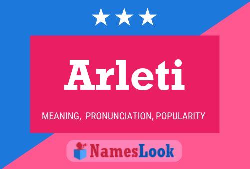 Arleti Name Poster