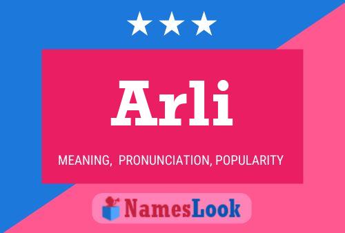 Arli Name Poster