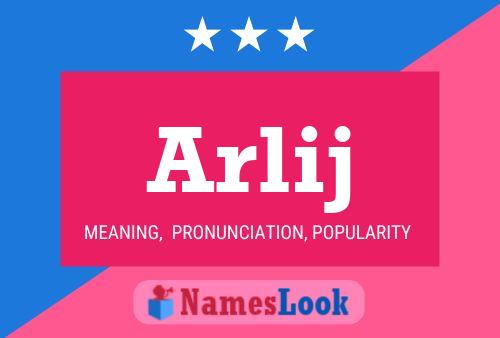 Arlij Name Poster