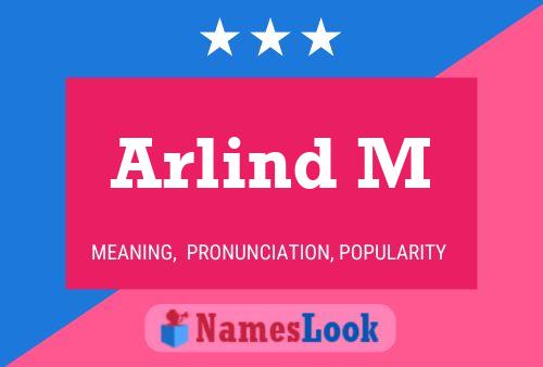 Arlind M Name Poster