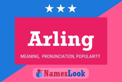 Arling Name Poster