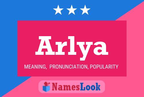 Arlya Name Poster