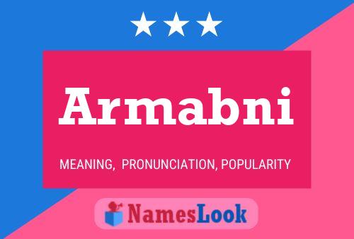 Armabni Name Poster