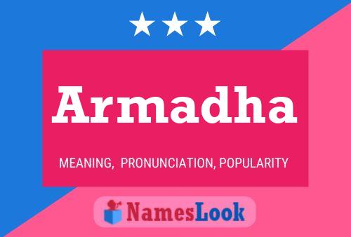 Armadha Name Poster