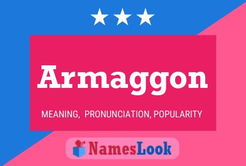 Armaggon Name Poster