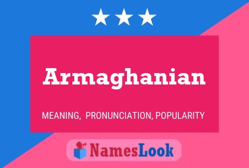 Armaghanian Name Poster