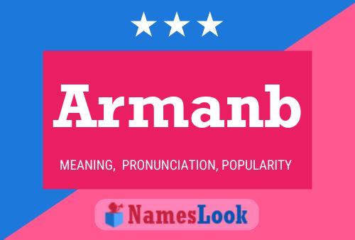 Armanb Name Poster