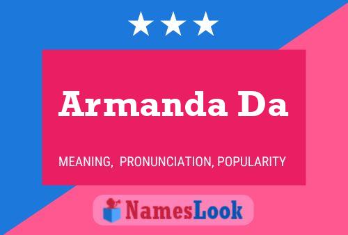 Armanda Da Name Poster