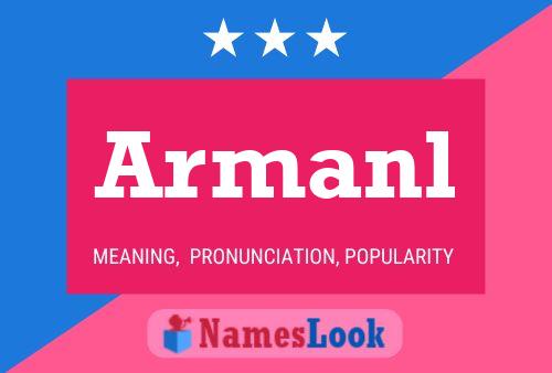 Armanl Name Poster