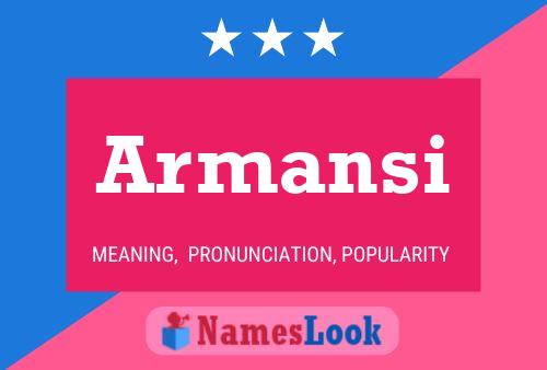 Armansi Name Poster