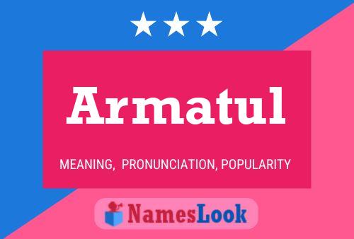 Armatul Name Poster