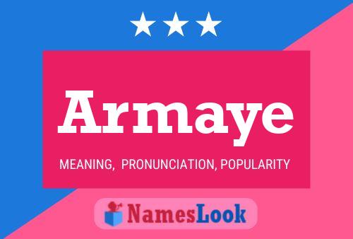 Armaye Name Poster