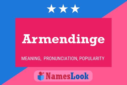 Armendinge Name Poster