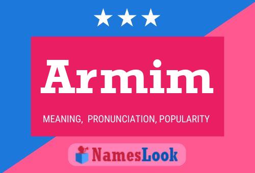 Armim Name Poster