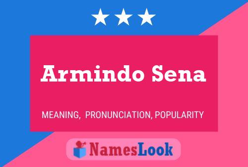 Armindo Sena Name Poster