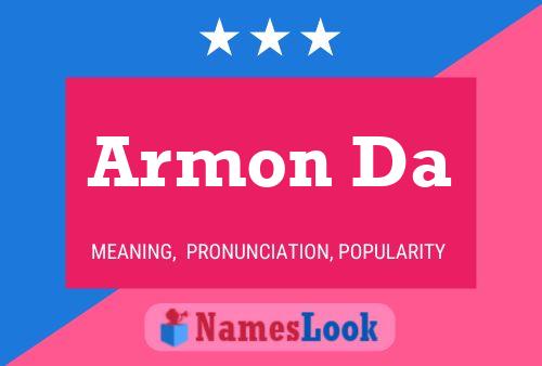 Armon Da Name Poster