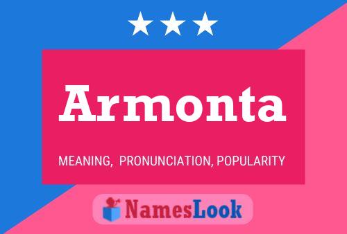 Armonta Name Poster