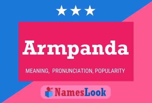 Armpanda Name Poster