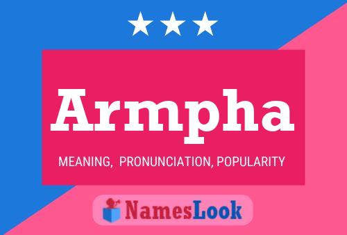 Armpha Name Poster