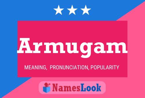 Armugam Name Poster