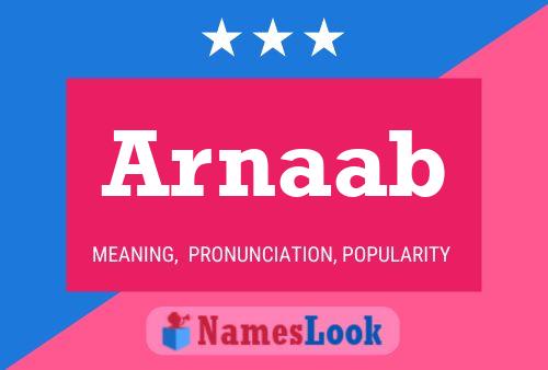 Arnaab Name Poster