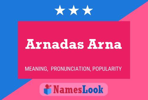 Arnadas Arna Name Poster