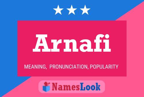 Arnafi Name Poster