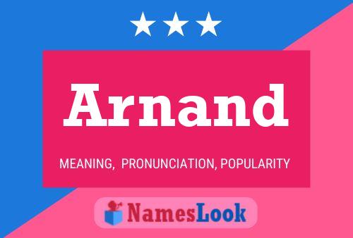 Arnand Name Poster