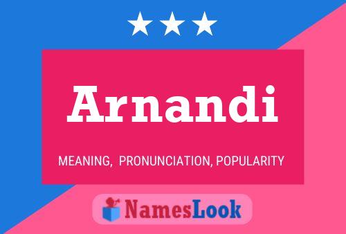 Arnandi Name Poster